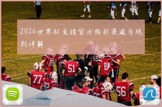 2026世界杯竞猜官方购彩渠道与规则详解
