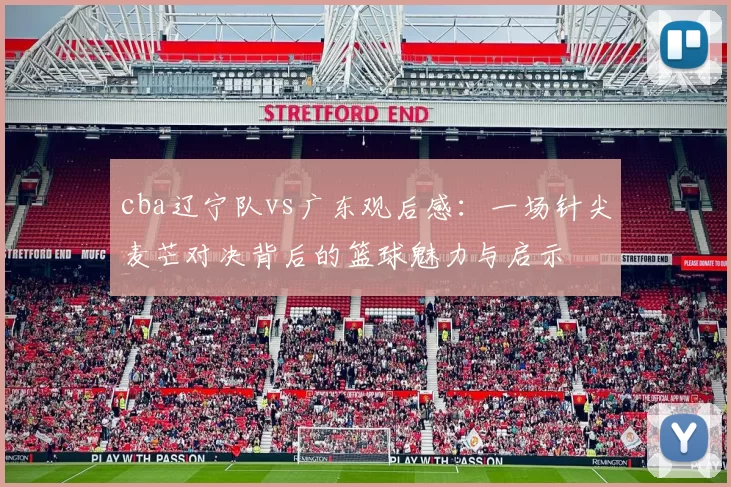 cba辽宁队vs广东观后感：一场针尖麦芒对决背后的篮球魅力与启示